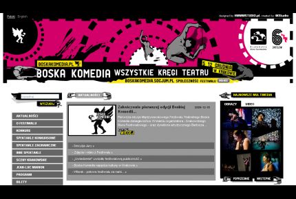 Agencja interaktywna Negon - Boska Komedia 2008