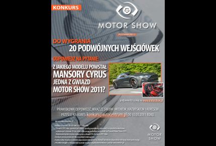 Agencja interaktywna Negon - Motor Show Poznań 2011 dla AutoCentrum.pl