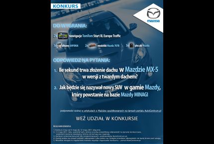 Agencja interaktywna Negon - Tydzień marki Mazda dla AutoCentrum.pl